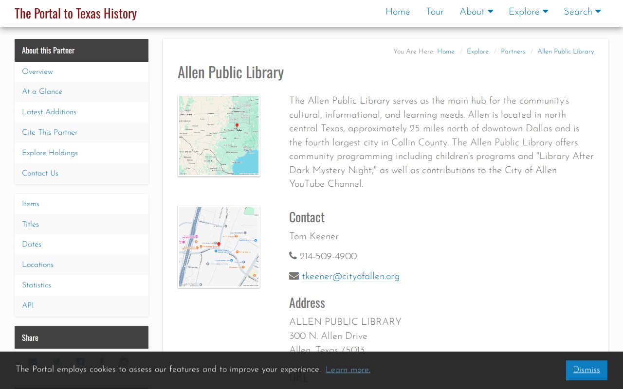 Allen city directory historical newspaper collection at UNT